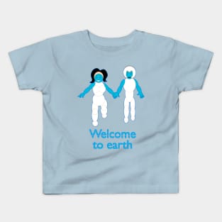 Welcome To Earth V1 Kids T-Shirt